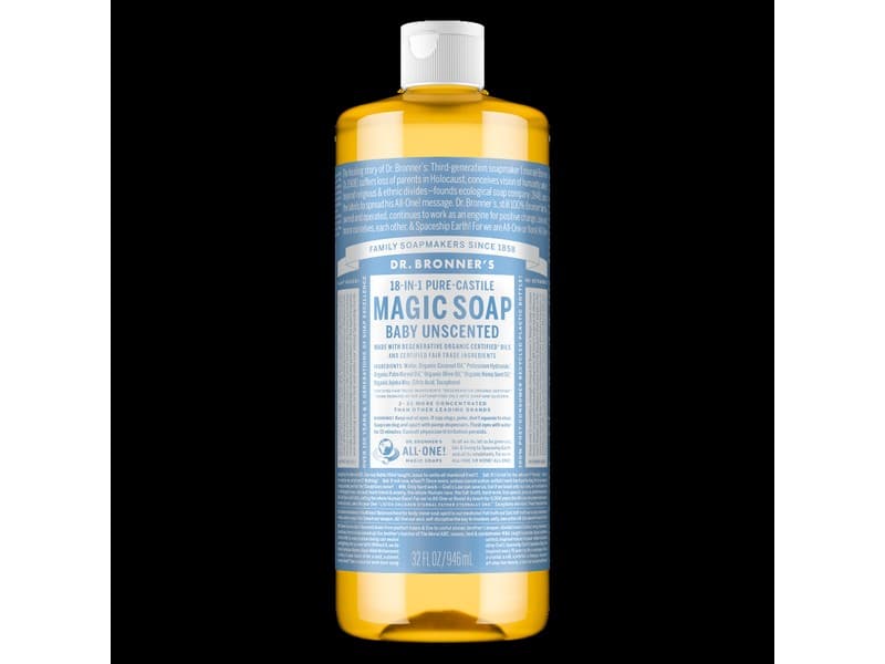 Dr. Bronner's Pure-Castile Liquid Soap 32oz — eco-friendly alternative to multiple plastic soap bottles