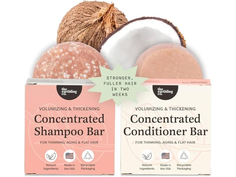 Earthling Co. Shampoo & Conditioner Bar Set — eco-friendly alternative to plastic shampoo & conditioner bottles