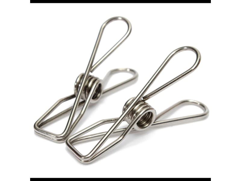 Activated Eco Stainless Steel Pegs 40-Pack — eco-friendly alternative to plastic clothespins